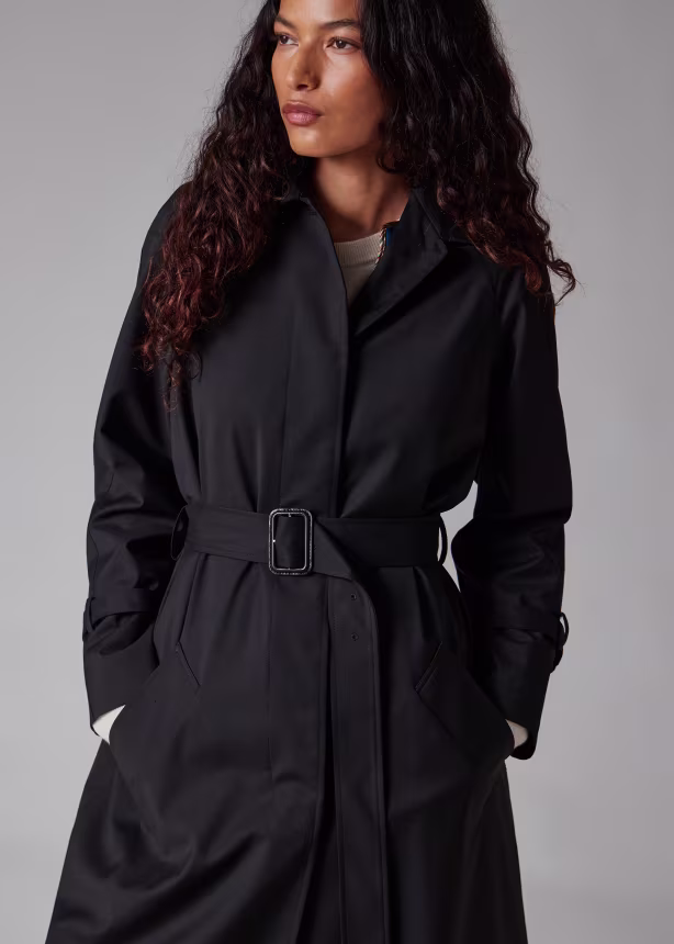 Navy Storm System Wool Trenchcoat ( Limited edition )